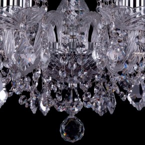 Подвесная люстра Bohemia Ivele Crystal 1402 1402/8/195/Ni/Leafs в Ялуторовске - yalutorovsk.mebel24.online | фото 3