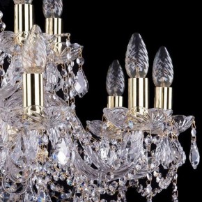 Подвесная люстра Bohemia Ivele Crystal 1411 1411/10+5/240/G/Leafs в Ялуторовске - yalutorovsk.mebel24.online | фото 2