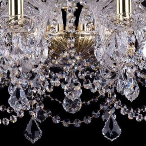 Подвесная люстра Bohemia Ivele Crystal 1411 1411/10+5/240/G/Leafs в Ялуторовске - yalutorovsk.mebel24.online | фото 3