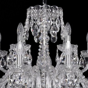 Подвесная люстра Bohemia Ivele Crystal 1411 1411/12+6/300/Ni в Ялуторовске - yalutorovsk.mebel24.online | фото 4