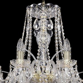 Подвесная люстра Bohemia Ivele Crystal 1411 1411/16+8/360/2d/G в Ялуторовске - yalutorovsk.mebel24.online | фото 4