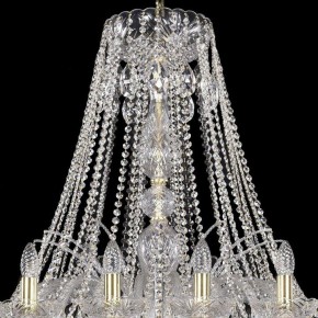 Подвесная люстра Bohemia Ivele Crystal 1411 1411/24/460/G в Ялуторовске - yalutorovsk.mebel24.online | фото 4