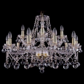 Подвесная люстра Bohemia Ivele Crystal 1413 1413/10+5/300/G/Balls в Ялуторовске - yalutorovsk.mebel24.online | фото