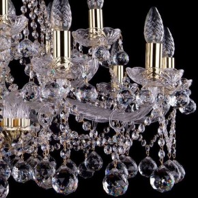 Подвесная люстра Bohemia Ivele Crystal 1413 1413/10+5/300/G/Balls в Ялуторовске - yalutorovsk.mebel24.online | фото 3