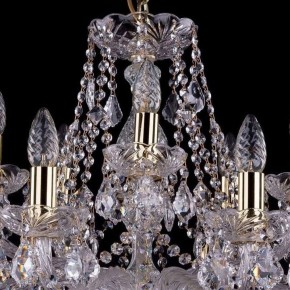 Подвесная люстра Bohemia Ivele Crystal 1413 1413/10+5/300/G/Leafs в Ялуторовске - yalutorovsk.mebel24.online | фото 4