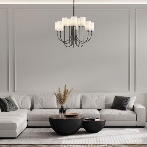 Подвесная люстра Eurosvet Abbey 60164/10 черный в Ялуторовске - yalutorovsk.mebel24.online | фото 4