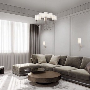 Подвесная люстра Eurosvet Abbey 60164/10 никель в Ялуторовске - yalutorovsk.mebel24.online | фото 4