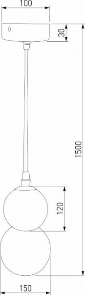 Подвесная люстра Eurosvet Polar 50251/1 LED белый в Ялуторовске - yalutorovsk.mebel24.online | фото 3