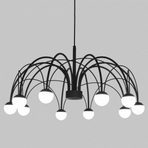 Подвесная люстра Eurosvet Ragno 90034/10 LED черный в Ялуторовске - yalutorovsk.mebel24.online | фото