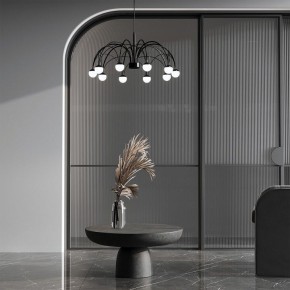 Подвесная люстра Eurosvet Ragno 90034/10 LED черный в Ялуторовске - yalutorovsk.mebel24.online | фото 4
