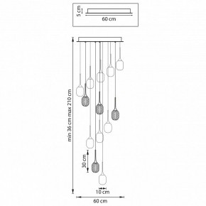 Подвесная люстра Lightstar Acrile 738131 в Ялуторовске - yalutorovsk.mebel24.online | фото 7