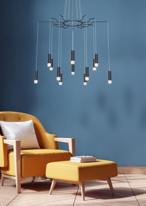 Подвесная люстра Maytoni Davida MOD035PL-12B в Ялуторовске - yalutorovsk.mebel24.online | фото 5