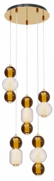 Подвесная люстра Maytoni Drop MOD273PL-L80G3K в Ялуторовске - yalutorovsk.mebel24.online | фото