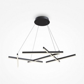 Подвесная люстра Maytoni Line MOD016PL-L80BK в Ялуторовске - yalutorovsk.mebel24.online | фото 2