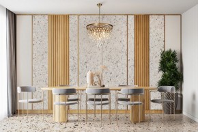 Подвесная люстра Maytoni Linn MOD091PL-07G в Ялуторовске - yalutorovsk.mebel24.online | фото 4