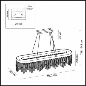 Подвесная люстра Odeon Light Dakisa 4985/12 в Ялуторовске - yalutorovsk.mebel24.online | фото 7
