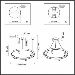 Подвесная люстра Odeon Light Fonda 4317/58L в Ялуторовске - yalutorovsk.mebel24.online | фото 6