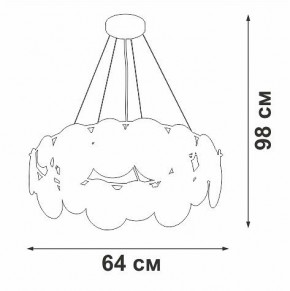Подвесная люстра Vitaluce V5801 V5801-8/6S в Ялуторовске - yalutorovsk.mebel24.online | фото 7