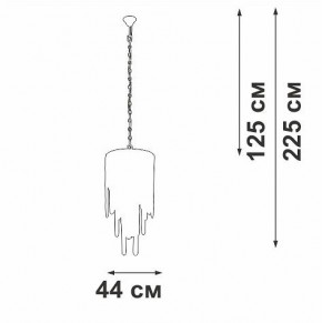 Подвесная люстра Vitaluce V5885 V5885-9/7 в Ялуторовске - yalutorovsk.mebel24.online | фото 3