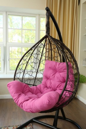 Подвесное кресло-кокон Бароло (коричневый/черный) в Ялуторовске - yalutorovsk.mebel24.online | фото 2