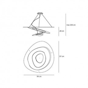 Подвесной светильник Artemide  1239010A в Ялуторовске - yalutorovsk.mebel24.online | фото 5