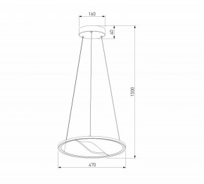 Подвесной светильник Eurosvet Occhio 40026/1 LED серый в Ялуторовске - yalutorovsk.mebel24.online | фото 5