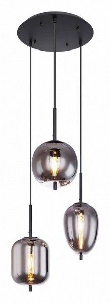 Подвесной светильник Globo Blacky 15345-3 в Ялуторовске - yalutorovsk.mebel24.online | фото