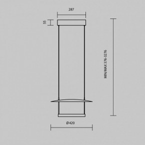 Подвесной светильник Maytoni Ambience MOD280PL-L23B3K1 в Ялуторовске - yalutorovsk.mebel24.online | фото 4