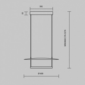 Подвесной светильник Maytoni Ambience MOD280PL-L30B3K1 в Ялуторовске - yalutorovsk.mebel24.online | фото 4