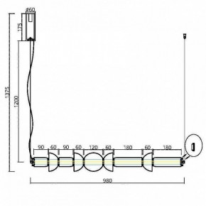 Подвесной светильник Maytoni Cosmo MOD210PL-L39B3K в Ялуторовске - yalutorovsk.mebel24.online | фото 6