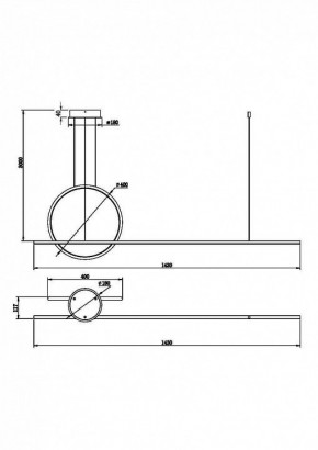Подвесной светильник Maytoni Halo MOD247PL-L49BK в Ялуторовске - yalutorovsk.mebel24.online | фото 2