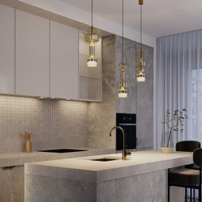 Подвесной светильник Maytoni Level MOD253PL-L18BS3K3 в Ялуторовске - yalutorovsk.mebel24.online | фото 3