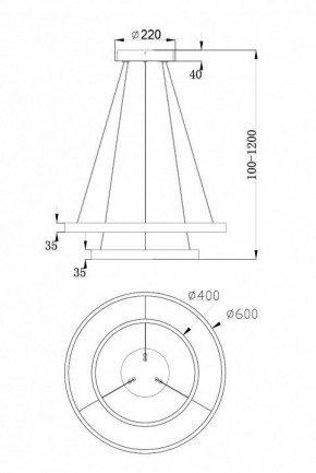 Подвесной светильник Maytoni Rim MOD058PL-L55W4K в Ялуторовске - yalutorovsk.mebel24.online | фото 7