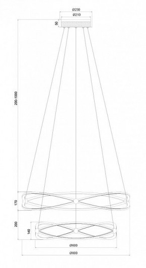 Подвесной светильник Maytoni Weave MOD062PL-L103CH3K в Ялуторовске - yalutorovsk.mebel24.online | фото 9