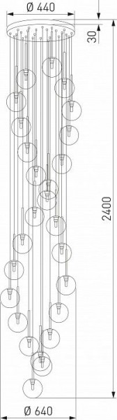 Подвесной светильник TK Lighting Aurora 10258 Aurora в Ялуторовске - yalutorovsk.mebel24.online | фото 3