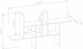 Полка навесная ПК-6 в Ялуторовске - yalutorovsk.mebel24.online | фото 4
