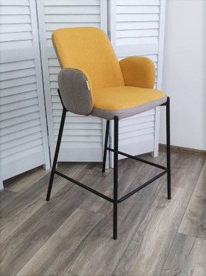 Полубарный стул NYX (H=65cm) VF106 желтый / VF120 серый М-City в Ялуторовске - yalutorovsk.mebel24.online | фото 2