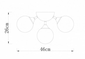 Потолочная люстра Arte Lamp Fobos A2704PL-5SG в Ялуторовске - yalutorovsk.mebel24.online | фото 3