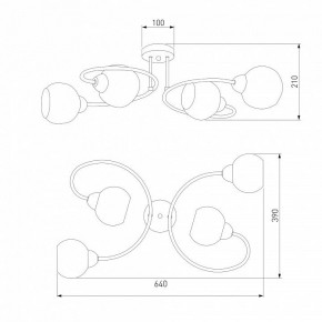 Потолочная люстра Eurosvet Tulia 30136/4 хром в Ялуторовске - yalutorovsk.mebel24.online | фото 3