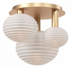 Потолочная люстра Maytoni Halo MOD268CL-03G в Ялуторовске - yalutorovsk.mebel24.online | фото