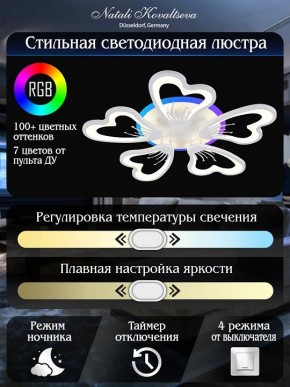 Потолочная люстра Natali Kovaltseva Hugo LED LAMPS 81133 в Ялуторовске - yalutorovsk.mebel24.online | фото 6