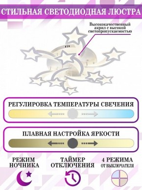 Потолочная люстра Natali Kovaltseva LED LAMPS LED LAMPS 81225 в Ялуторовске - yalutorovsk.mebel24.online | фото 5