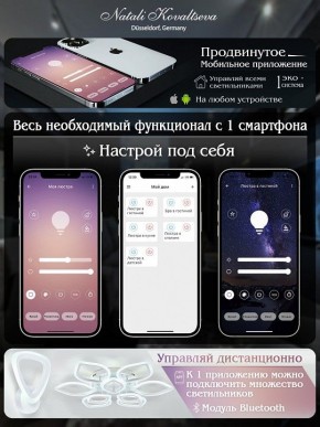 Потолочная люстра Natali Kovaltseva Sand LED LAMPS 81336 в Ялуторовске - yalutorovsk.mebel24.online | фото 7
