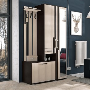 Прихожая Лира NEW (венге/лоредо) в Ялуторовске - yalutorovsk.mebel24.online | фото 3