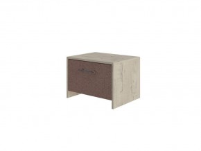 PROxSON Тумба Varna (ЛДСП+ткань Бунратти/Tesla Брауни) 51x40 в Ялуторовске - yalutorovsk.mebel24.online | фото