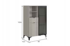 РИЧ Комод 2 со стеклом в Ялуторовске - yalutorovsk.mebel24.online | фото 2