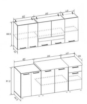 РИО-2 ЛДСП Кухонный гарнитур 1,8 м в Ялуторовске - yalutorovsk.mebel24.online | фото 7