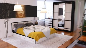Сакура спальня № 1 Комод + Зеркало + Кровать 1600 + Тумба + Шкаф-купе 1500, сп.м. 1600х2000 мм., б/м, основание есть, ун. сб. в Ялуторовске - yalutorovsk.mebel24.online | фото 5