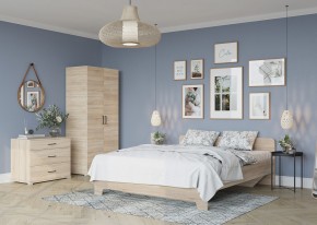 Шкаф 2-х створчатый VICTOR (Сонома) в Ялуторовске - yalutorovsk.mebel24.online | фото 3