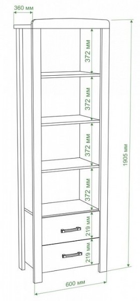 Шкаф для белья Бартоло ВТД-ГФ в Ялуторовске - yalutorovsk.mebel24.online | фото 2